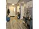 Welcoming entryway featuring neutral paint, hardwood floors, and stylish décor at 2432 Bridlewood Dr, Franklin, IN 46131