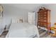 Bedroom featuring stylish wood-look flooring and a wooden dresser at 2871 Mullinix Rd, Greenwood, IN 46143