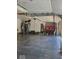 The garage has garage door openers, storage, and work space at 2871 Mullinix Rd, Greenwood, IN 46143
