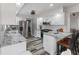 Modern kitchen with stainless appliances and granite countertops at 2871 Mullinix Rd, Greenwood, IN 46143