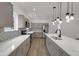 Modern kitchen with granite countertops, stainless steel appliances, and a stylish backsplash at 2903 Winthrop Ave, Indianapolis, IN 46205