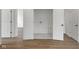 View of laundry room with white marble floors and included utility hookups at 2903 Winthrop Ave, Indianapolis, IN 46205