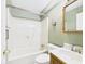 Functional bathroom with a combined tub and shower at 3004 N Timber Ln, Muncie, IN 47304