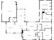 Detailed floor plan showcasing the layout of the house including garage, living room, kitchen, and bedrooms at 4853 E 65Th St, Indianapolis, IN 46220