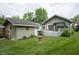 Expansive backyard with green space and a detached building, offering plenty of room for outdoor activities and storage at 5133 E Michigan St, Indianapolis, IN 46219