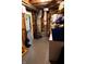 Unfinished basement featuring utility systems, storage, and potential for expansion, offering versatility and functionality at 7402 Broadview Dr, Indianapolis, IN 46227