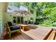 Relaxing outdoor deck featuring stylish seating and a grill, ideal for entertaining at 7426 Shadow Wood Dr, Indianapolis, IN 46254