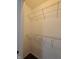 Walk-in closet provides plenty of storage space with wire rack shelving at 802 Fern Dr, Shelbyville, IN 46176