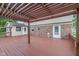 Spacious deck area offering great outdoor living space and access to the home at 8205 Picadilly Ln, Indianapolis, IN 46256