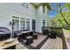 Spacious outdoor deck with seating and a grill, perfect for entertaining in style at 9698 Coyote Ct, Noblesville, IN 46060