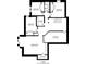 Basement floor plan with a recreation area, storage space, utilities room, and additional bedroom offers versatility at 9698 Coyote Ct, Noblesville, IN 46060