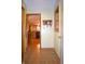 Hallway with tile floor leading to other rooms of the house at 1065 Lakewood South Dr, Brownsburg, IN 46112