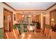A living area with an open concept kitchen view and a dining area at 1065 Lakewood South Dr, Brownsburg, IN 46112