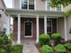 Inviting home entrance with well-manicured landscaping and a welcoming front door at 11070 Long Lake Ln, Fishers, IN 46037