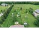 Expansive aerial view of lush green property at 11198 N 650 W, Fountaintown, IN 46130