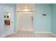 Bathroom featuring white shower stall with tile, as well as neutral walls at 11198 N 650 W, Fountaintown, IN 46130