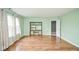 Bright living room with hardwood floors and natural light at 11198 N 650 W, Fountaintown, IN 46130