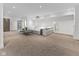 Spacious finished basement with plush carpeting and ample seating at 1818 N Pennsylvania St, Indianapolis, IN 46202