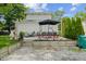 Backyard featuring a dining area with outdoor seating, perfect for entertaining at 245 S Washington St, Danville, IN 46122