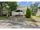 Spacious backyard patio with outdoor dining and seating areas at 245 S Washington St, Danville, IN 46122