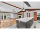 Open-concept living area with modern kitchen and views of the living room at 3201 Chamberlin Dr, Indianapolis, IN 46227