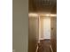 Hallway featuring neutral walls and wood flooring at 501 W Taylor St, Alexandria, IN 46001
