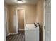 Functional laundry room with updated appliances and convenient layout at 501 W Taylor St, Alexandria, IN 46001