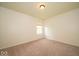 Bedroom featuring carpet floors, neutral walls, and one window at 5883 Sandalwood Dr, Carmel, IN 46033