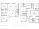 Detailed floor plan showcasing the layout of this two-story home at 6507 W Whispering Way, Greenfield, IN 46140