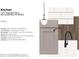 Kitchen color palette featuring cabinets, countertops, backsplash, faucet, hardware and lighting at 7317 Bayview Run, McCordsville, IN 46055