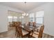 Elegant dining room with wooden table set, perfect for Gathering meals and gatherings at 794 Harley Ln, Westfield, IN 46074