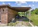 Carport conveniently located to allow for covered parking at 8244 E Hadley Rd, Camby, IN 46113