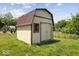 This property includes a shed on the property at 8244 E Hadley Rd, Camby, IN 46113