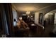 Comfortable living room with hardwood floors, natural light, and cozy furniture at 9467 N Michigan Rd, Fairland, IN 46126