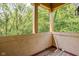 Cozy balcony provides a private outdoor retreat with a view of lush greenery at 9601 Irishmans Run Ln, Zionsville, IN 46077