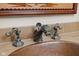Close-up of copper sink and ornamental faucets provide a touch of elegance at 9601 Irishmans Run Ln, Zionsville, IN 46077