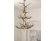 Unique antler chandelier adds a rustic, lodge-inspired charm to the home at 9601 Irishmans Run Ln, Zionsville, IN 46077