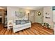 Inviting living room with hardwood floors and a cozy seating area at 121 Mulberry Dr, Chesterfield, IN 46017