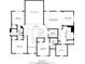 Detailed floor plan showcasing the upper level, including bedrooms, bathrooms, a walk-in closet, and laundry area at 12772 Tram Ln, Carmel, IN 46032