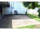 A brick paved patio extends from the house and offers space for outdoor enjoyment at 1641 Winton Ave, Speedway, IN 46224