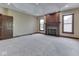 Spacious bedroom features a fireplace at 20 Forrests Edge Ct, Indianapolis, IN 46227