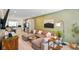 Cozy living room features a large sectional sofa and stylish decor at 2125 Coretta Way, Indianapolis, IN 46202