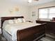 Main bedroom features a ceiling fan and a large window at 254 Bittersweet Dr, Whiteland, IN 46184