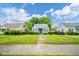 Charming single Gathering home with blue siding, front porch, well maintained lawn, and nice curb appeal at 3004 Sheridan St, Anderson, IN 46016