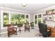 Office space with a cozy aesthetic and natural light and exterior views from multiple windows at 3840 W 38Th St, Anderson, IN 46011