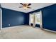 Bedroom featuring a ceiling fan and two windows bringing in plenty of natural light at 4157 Taunton Ct, Plainfield, IN 46168