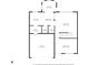 Detailed first floor plan showcasing the layout of kitchen, living room, garage, and sunroom dimensions at 4157 Taunton Ct, Plainfield, IN 46168