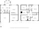 Complete floor plan showcasing both the first and second floors of the home at 4157 Taunton Ct, Plainfield, IN 46168