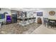 Finished basement with a bar area, complete with seating, storage, and decorative accents at 4642 Big Run Ct, Indianapolis, IN 46239