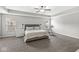 Serene main bedroom featuring neutral tones, ample natural light, and a dedicated workout area at 4642 Big Run Ct, Indianapolis, IN 46239
